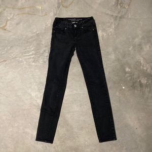 American Eagle Outfitters black skinny jeans 00R